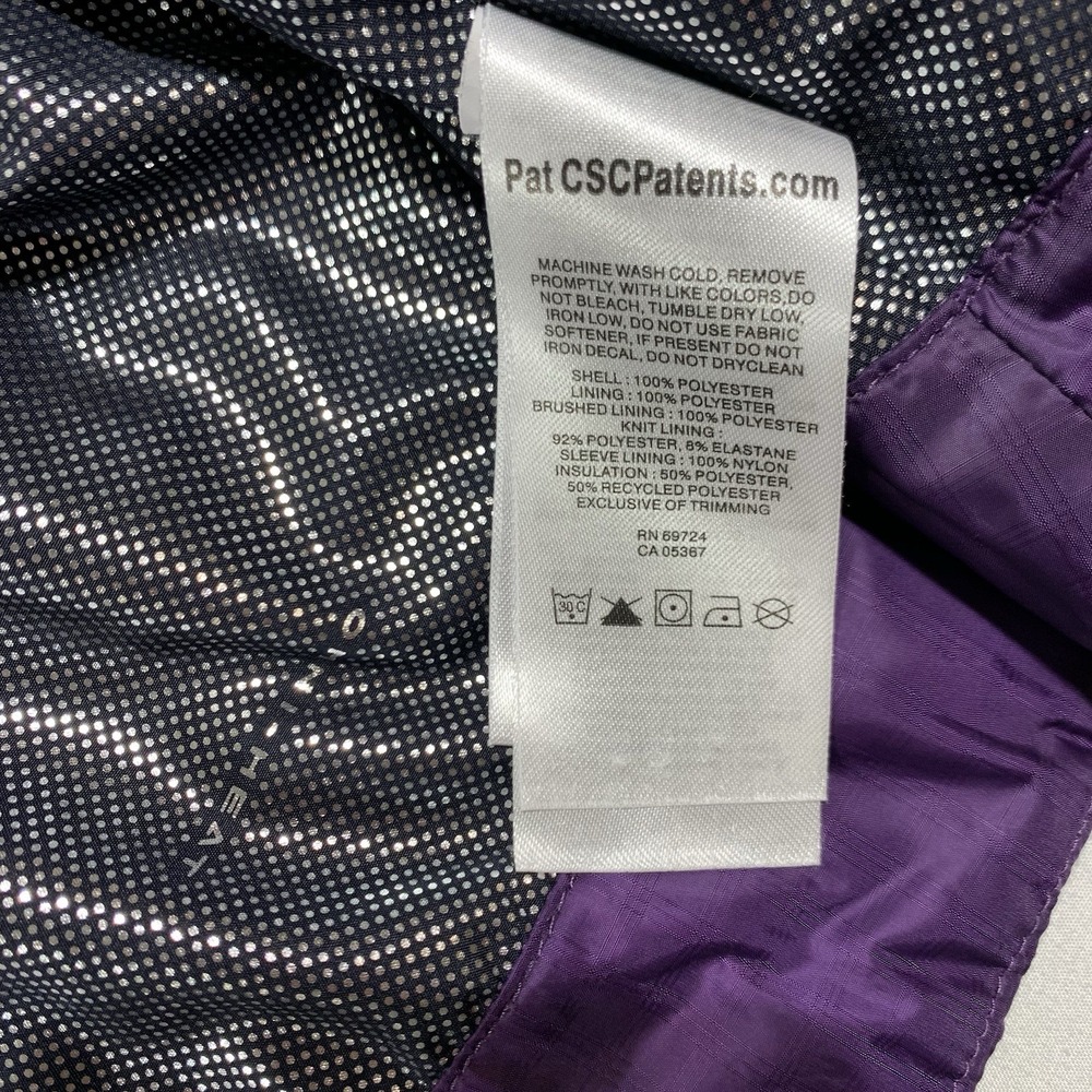 COLUMBIA Omni Heat Onmi Shied Advance Repellency Purple Coat Full Zip Women's M - Picture 9 of 10